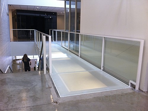 MCAD glass floor